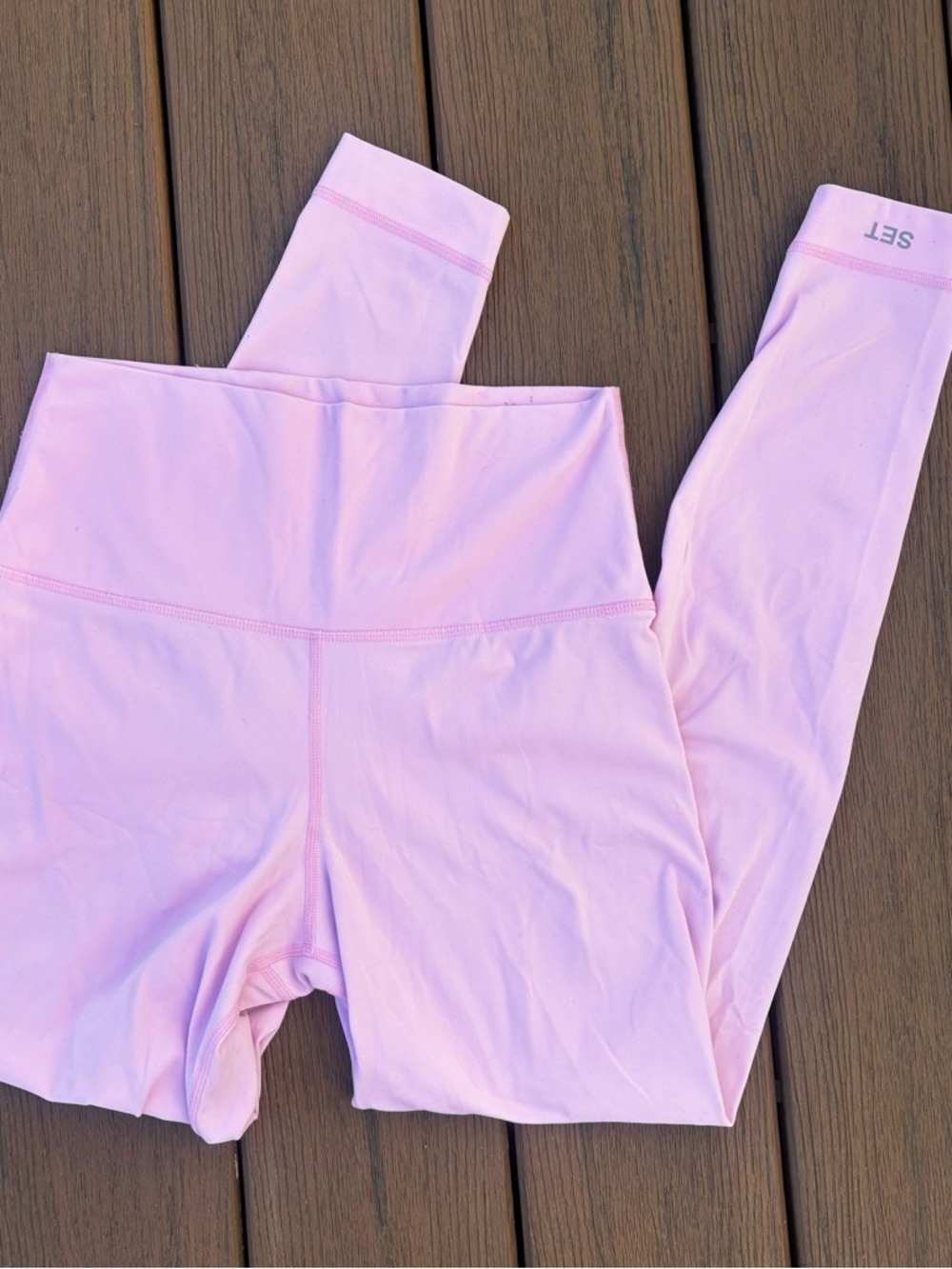 SET Active Light Pink High-Waist Leggings